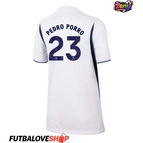 Dres Tottenham Hotspur Pedro Porro #23 Domáci pre Ženy 2026-27 Krátky Rukáv